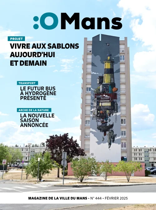 Une du magazine de la Ville du Mans n°444, fév 2025